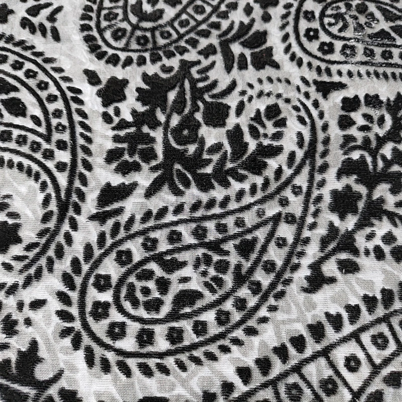 Solid and Burn-out Micro Velvet