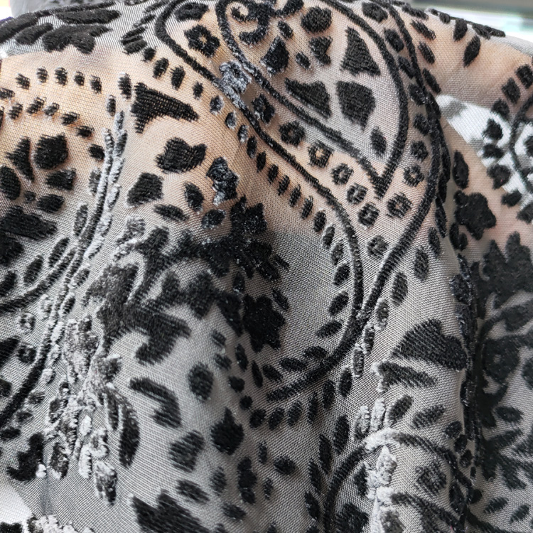 Solid and Burn-out Micro Velvet