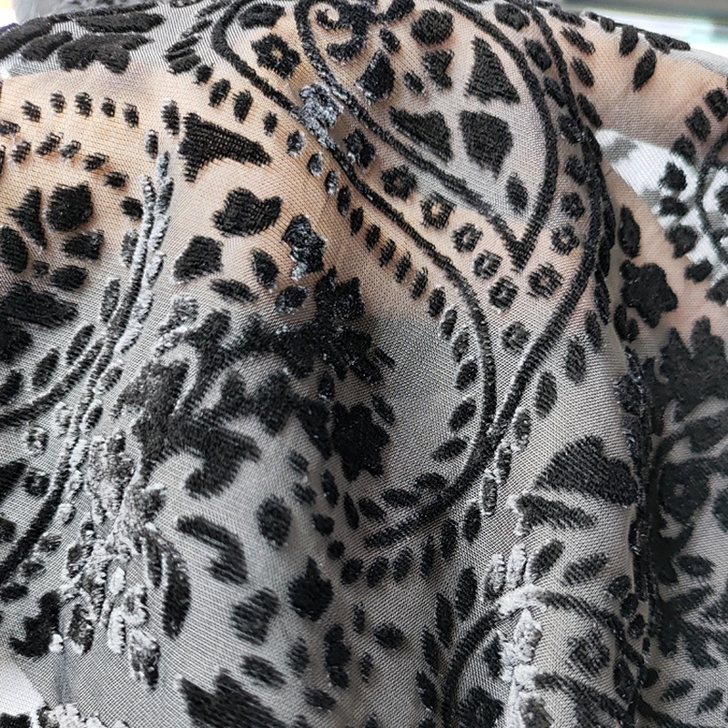 Solid and Burn-out Micro Velvet
